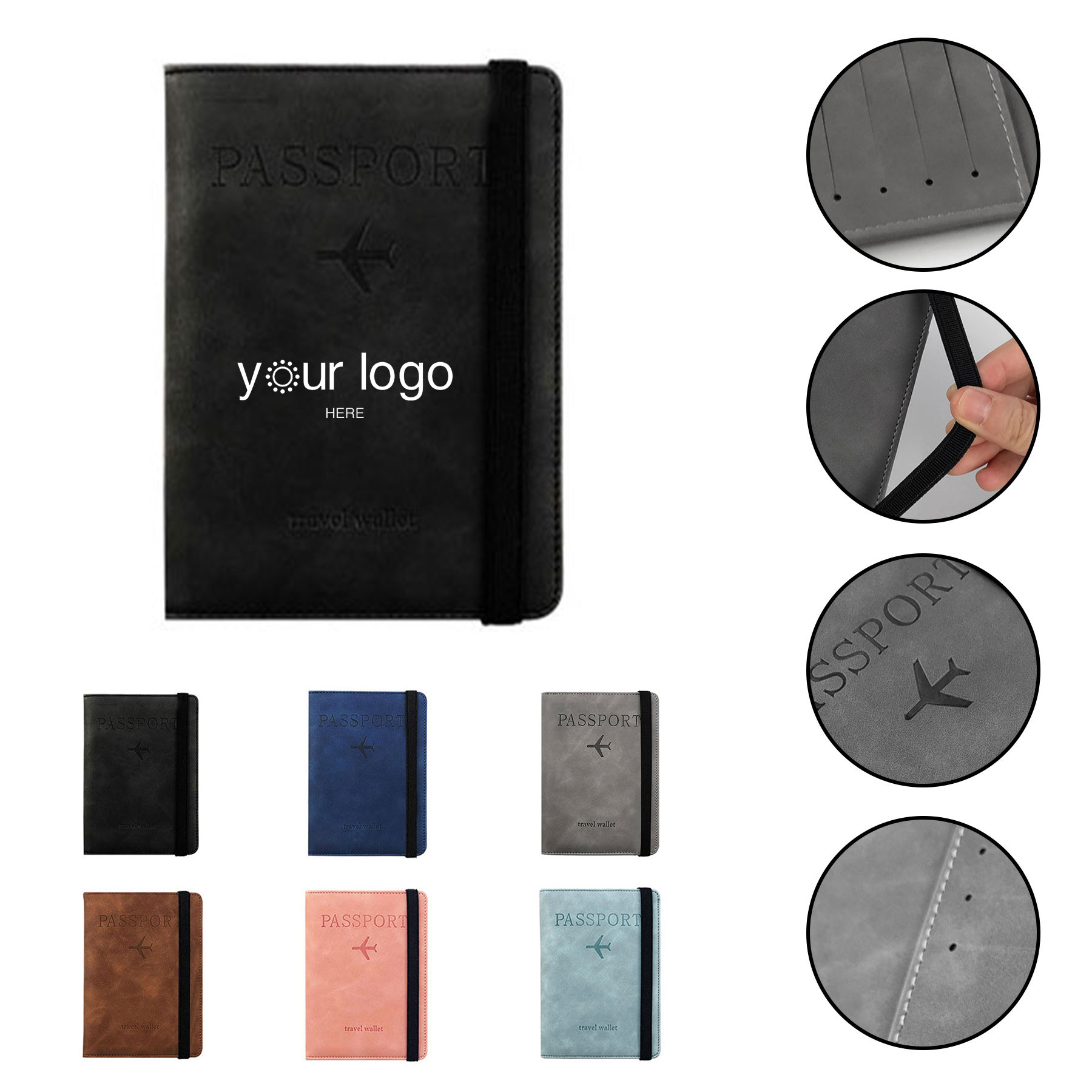 Rfid Passport Holder Cover Traveling Passport Case 2