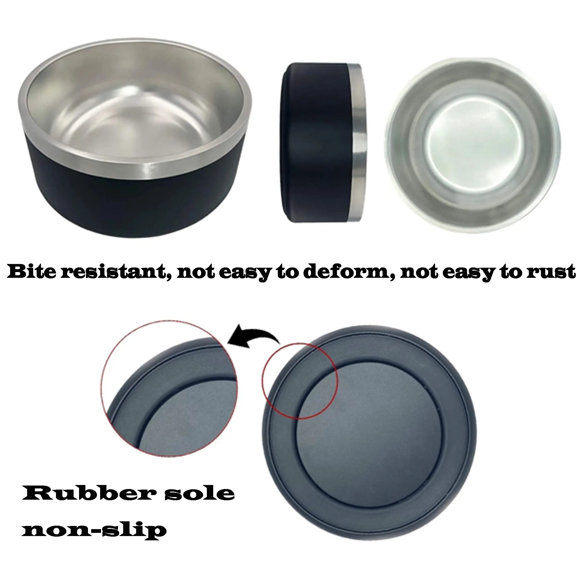 64 OZ Stainless Steel Insulated Dog Bowl 3