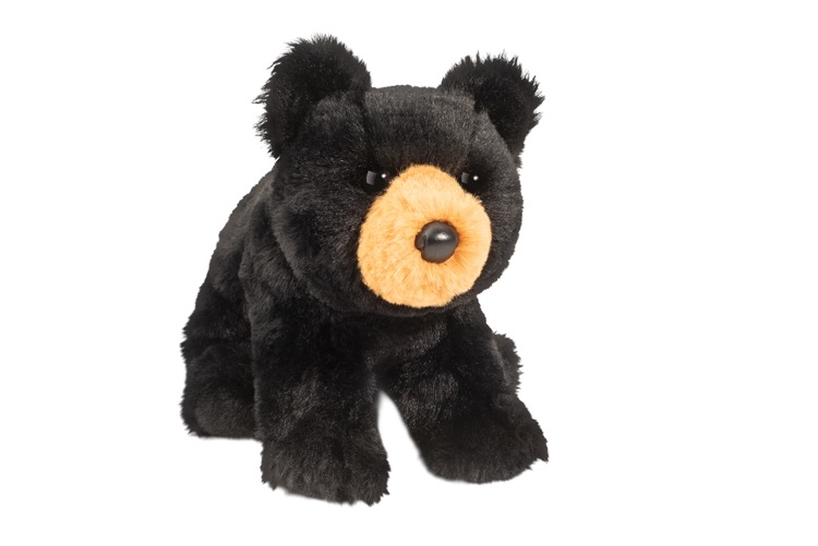 Cubbie Black Bear Mini Soft Stuffed Animal 2