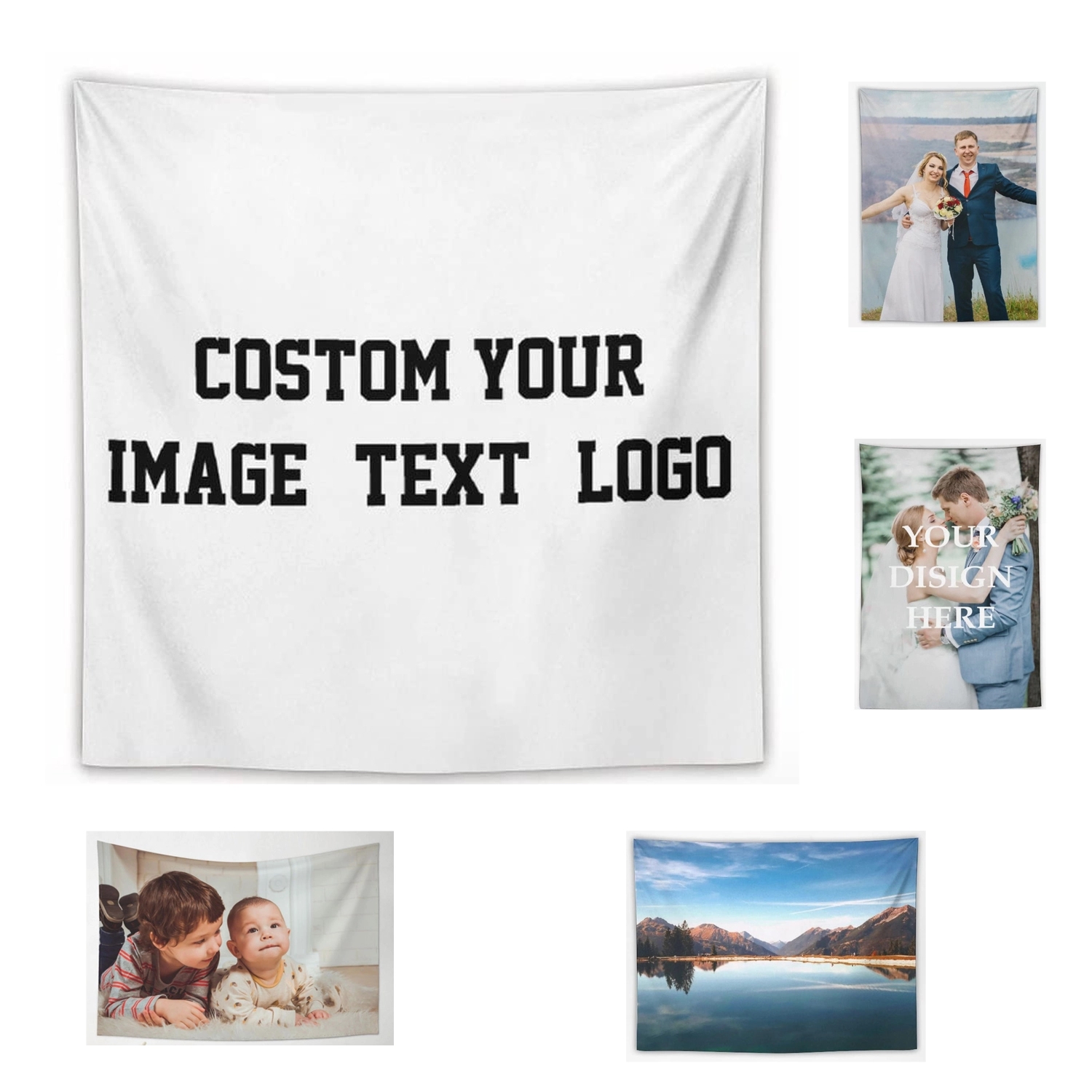 Custom Full Color Wall Hanging Tapestry 2