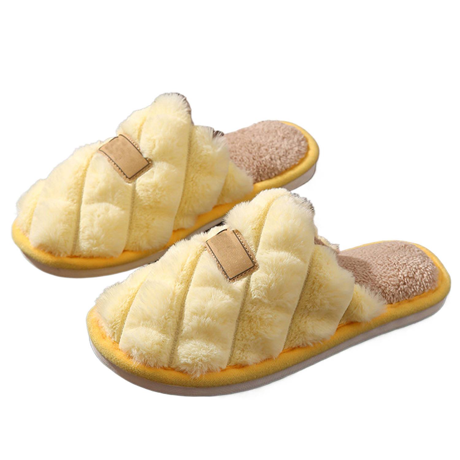 Lightweight Non-Slip Soft Warm Women Indoor Plush Slippers 5