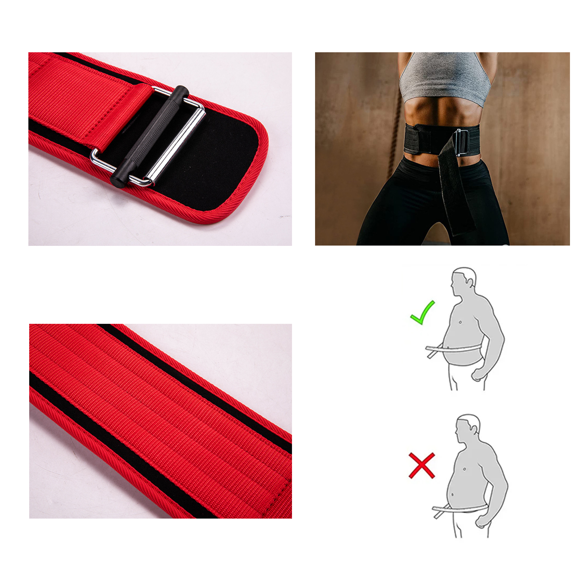 Full Color Self Locking Weight Lifting Belt MOQ 50 2