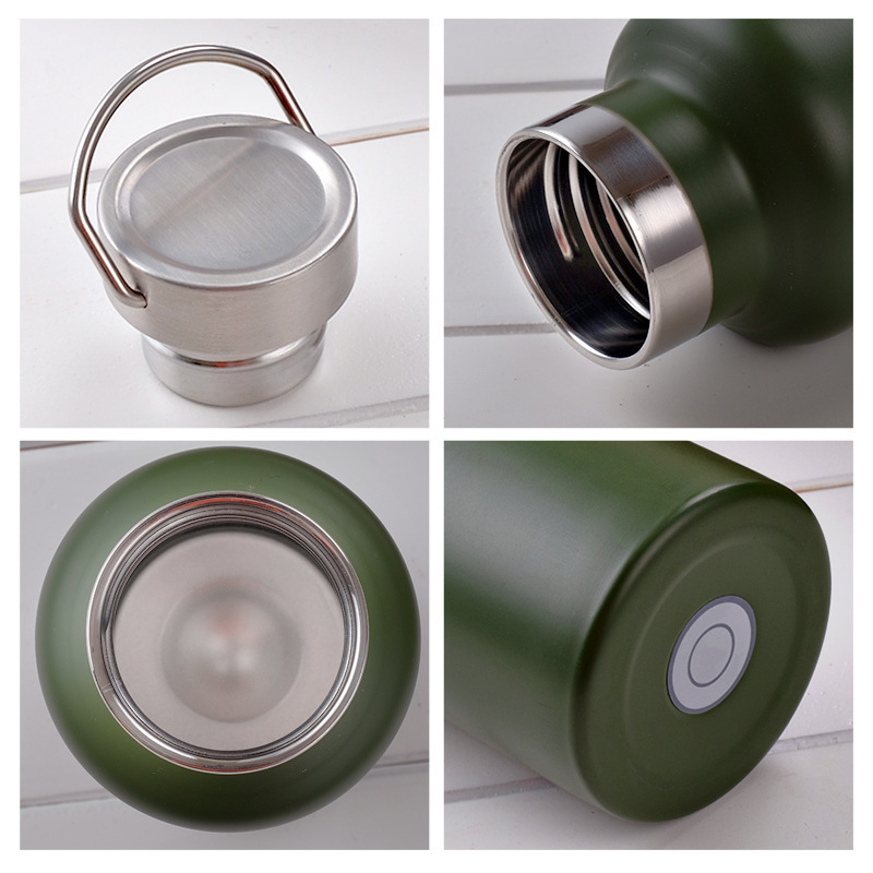 Enamel Coffee Cup Mug with Stainless Steel Rim 2