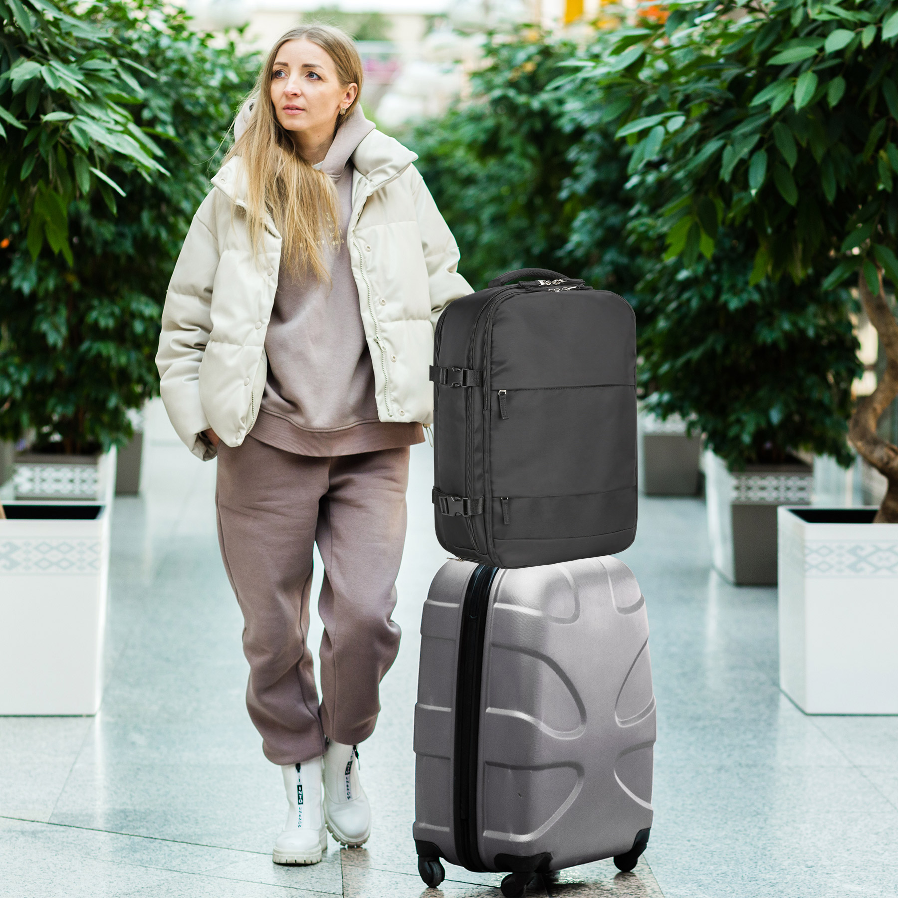 Large Flight Approved Carry On Travel Backpack 3