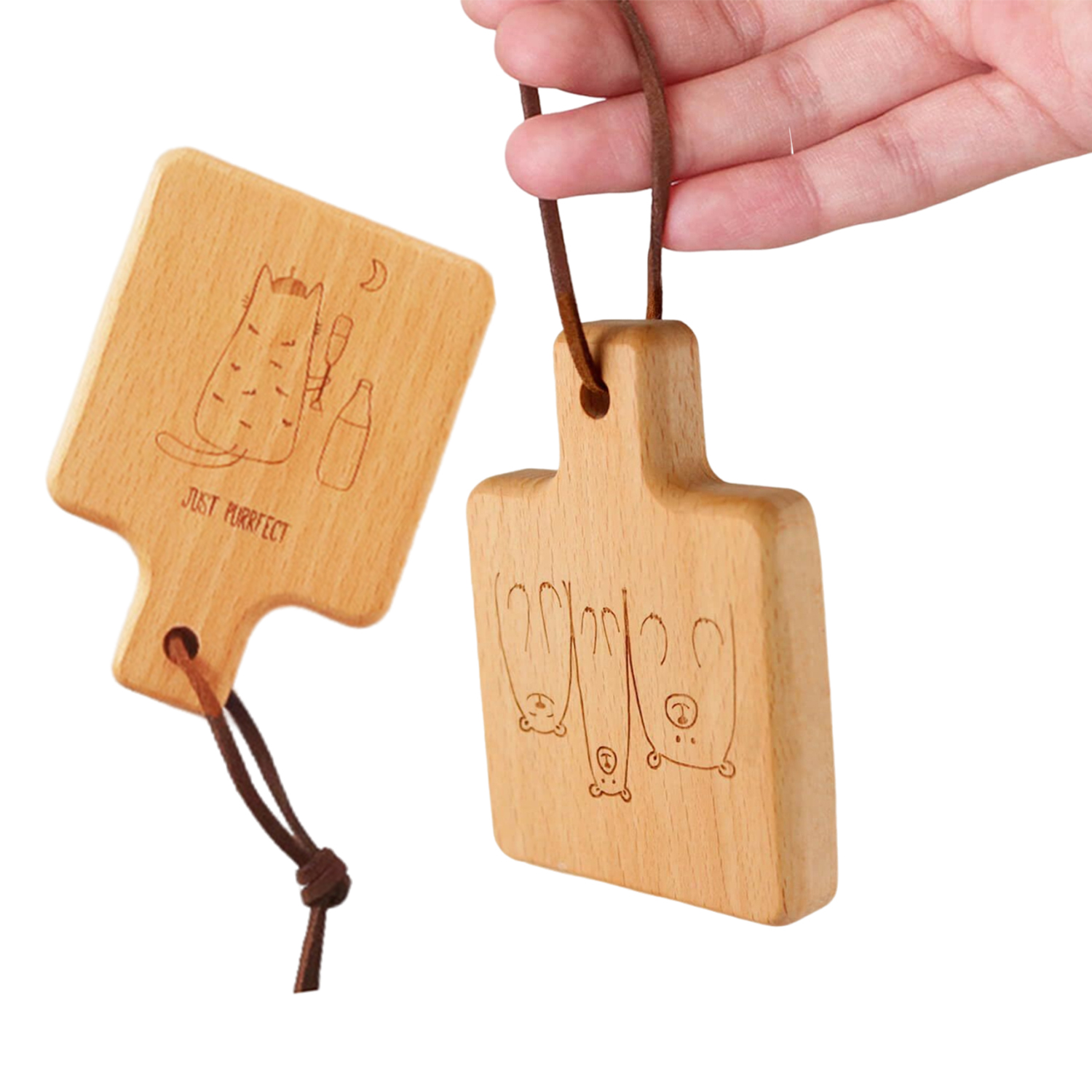 Wooden Handle Bottle Opener With Magnet 3