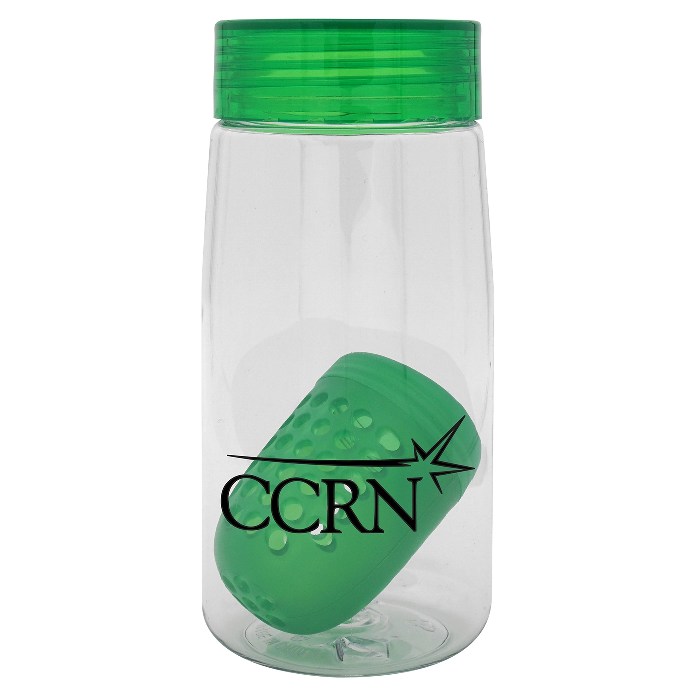 Clear View 18 oz. Recycled Bottle with Floating Infuser 3
