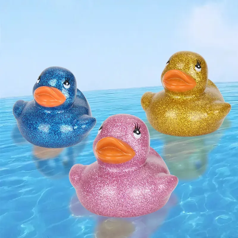 2" Glitter Rubber Ducks 3