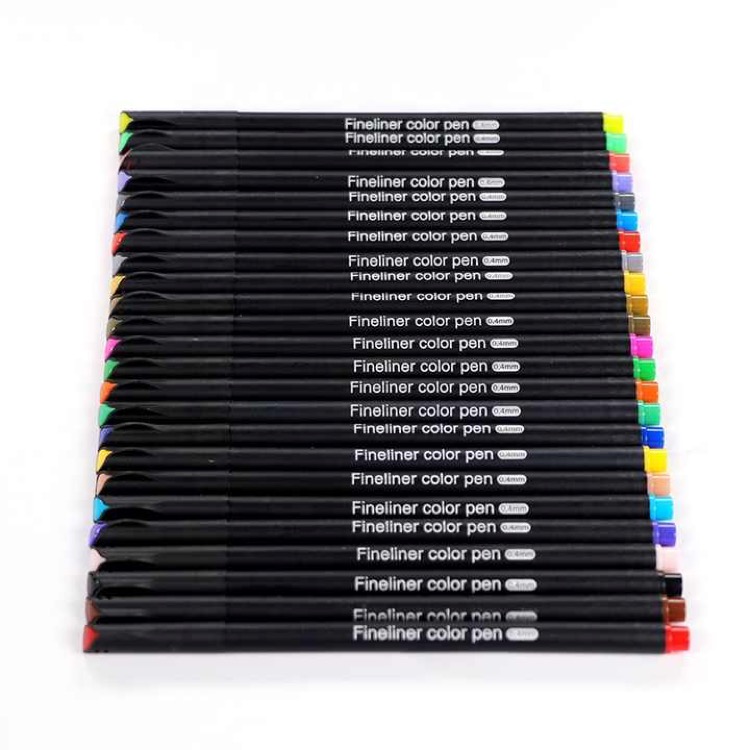 24 Color Fine Line Waterborne Pencil, Painting Set 6