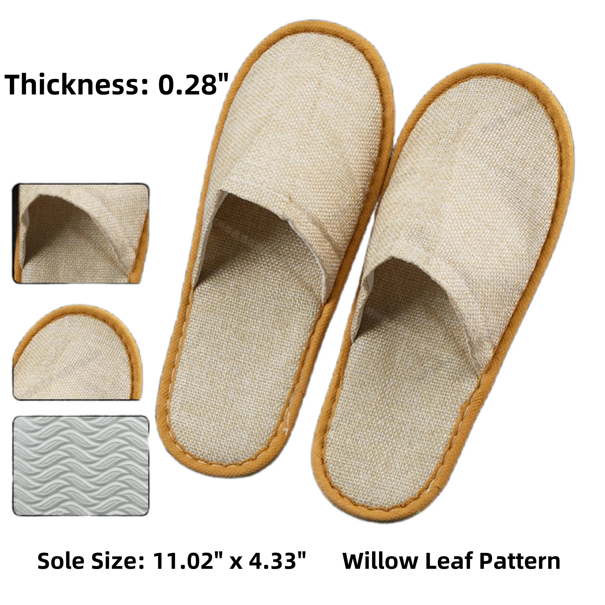 Premium Disposable Linen Slippers 2