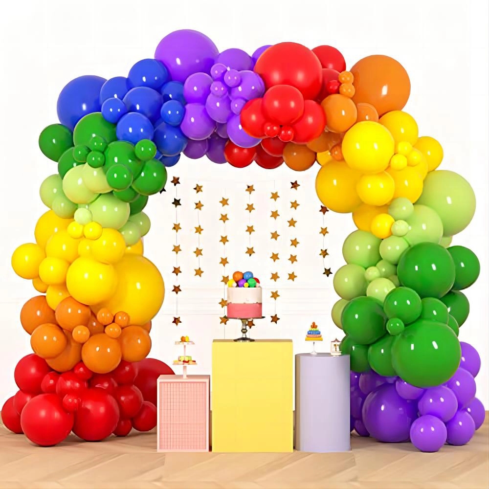 12 Inch Thicken Rainbow Latex Balloons 3