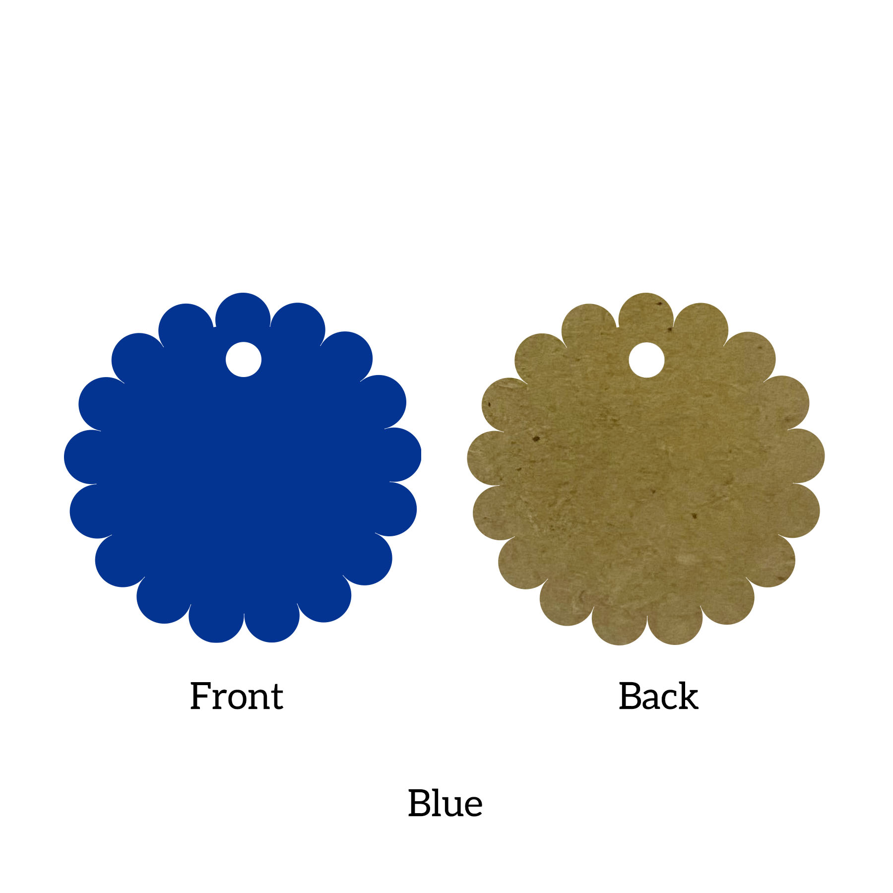 Free Shipping Solid Color Christmas Ornament - Flower 5