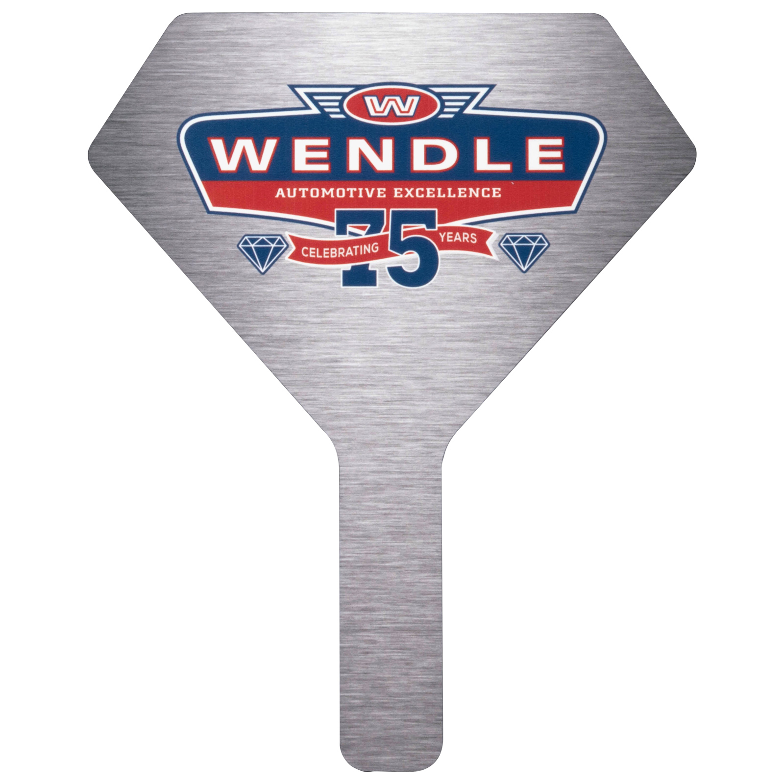 Rally Sign PVC 3mm Stock Shape 96 sq. in. - White 3