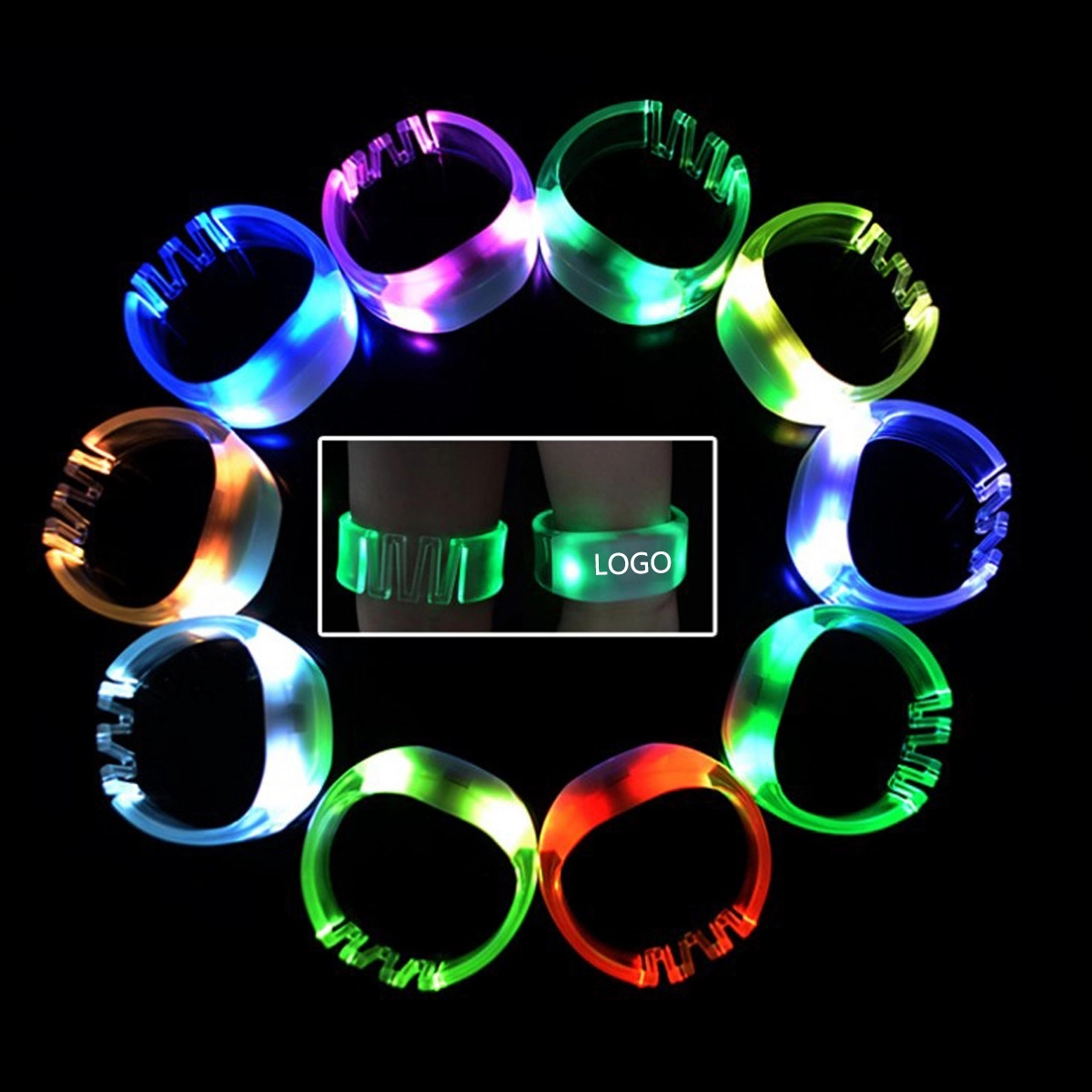 Fashion Sound Controlled Led Bracelet 3