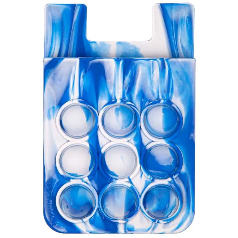 Popper Stress Reliever Silicone Phone Wallet 5