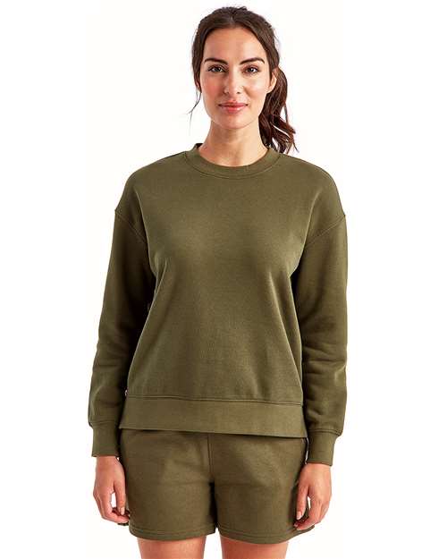 Women's Billie Side-Zip Crewneck Sweatshirt - TD600 33
