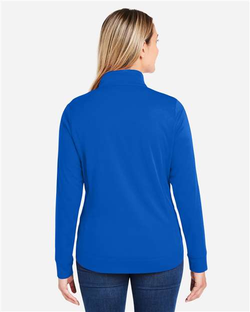 Women's Market Snag Protect Mesh Colorblock Quarter-Zip Pullover - CE404W 15