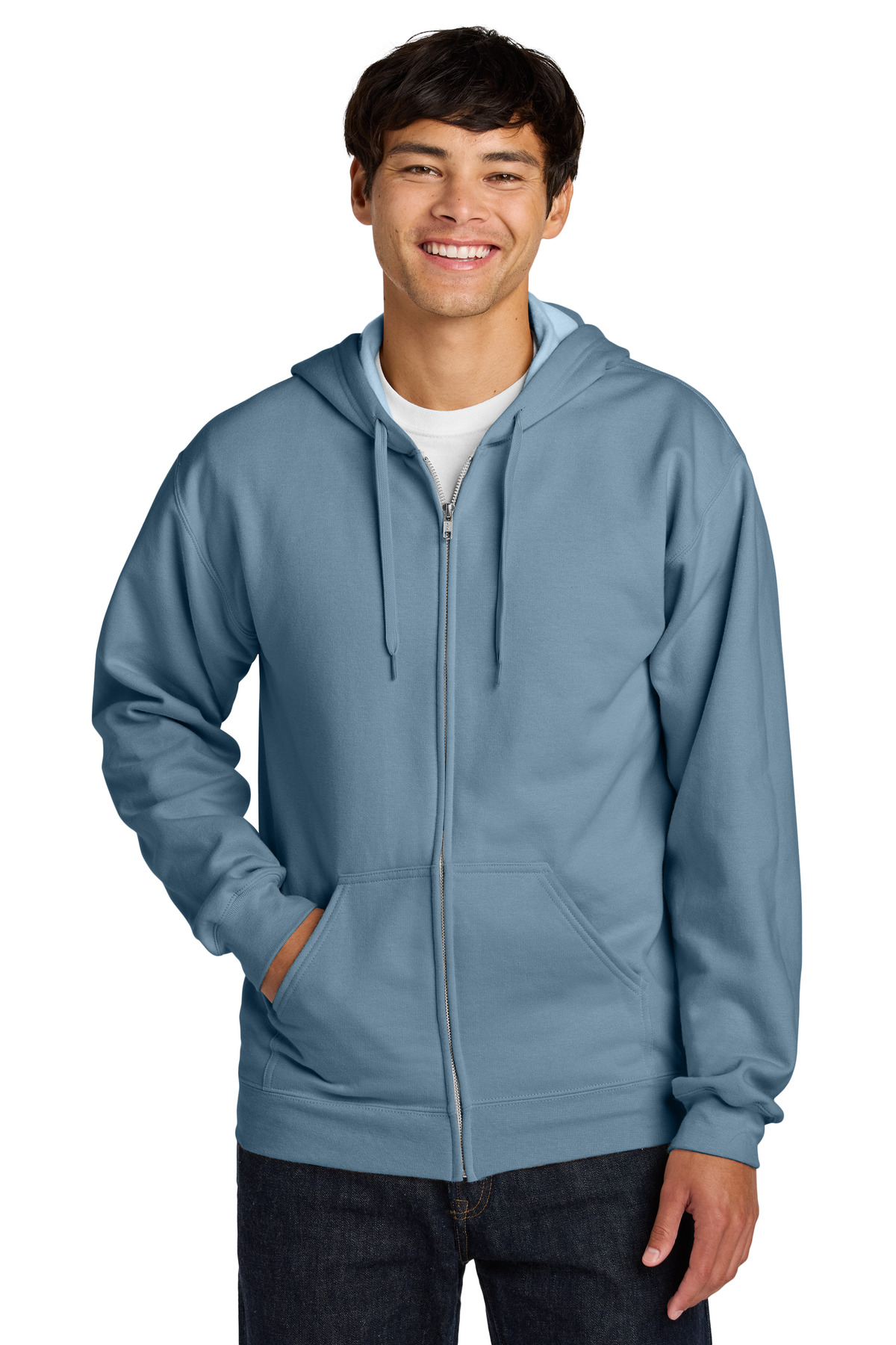 Gildan Softstyle Midweight Fleece Full-Zip Hooded Sweatshirt SF600 9