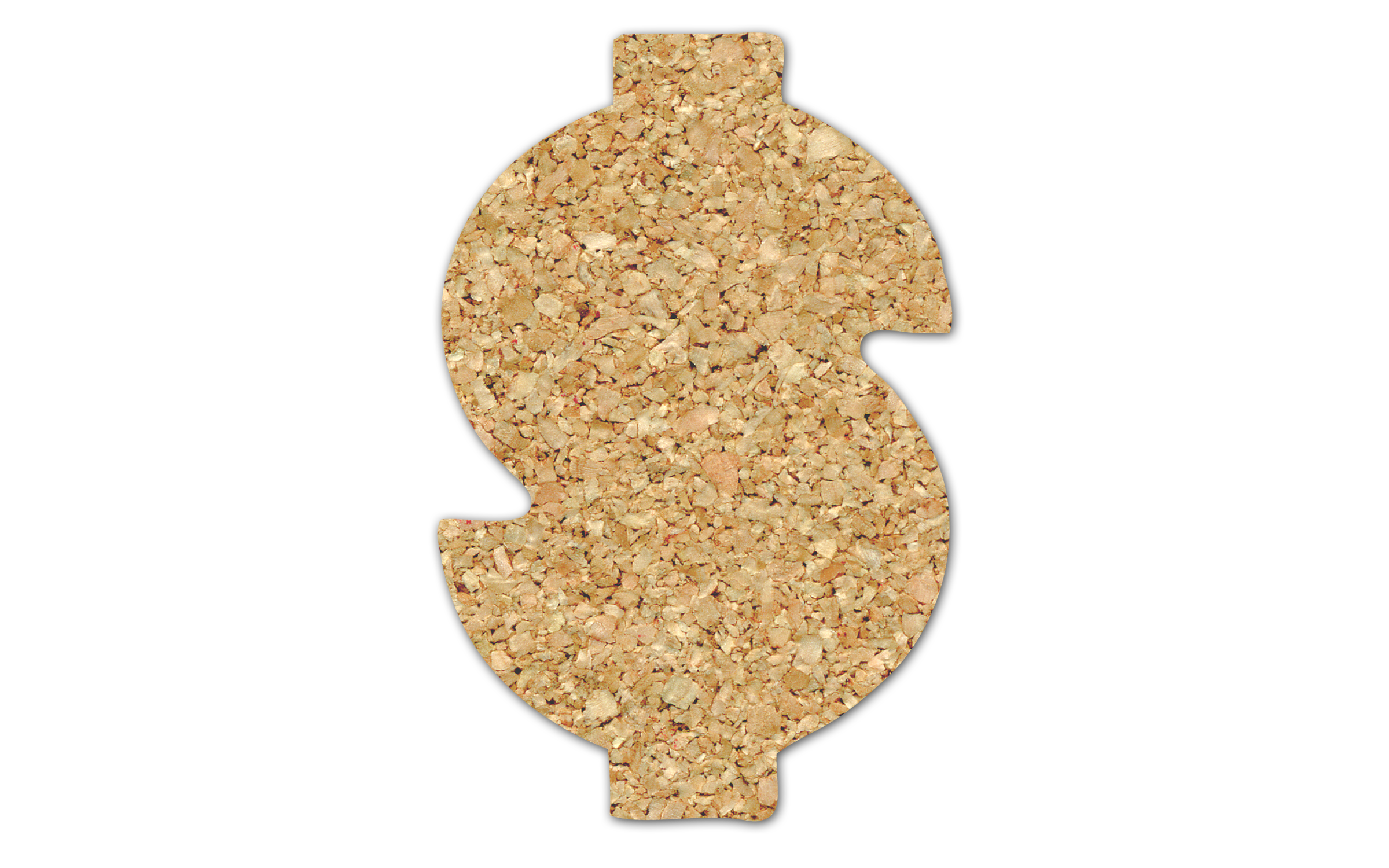 Dollar Sign Cork Coaster 2