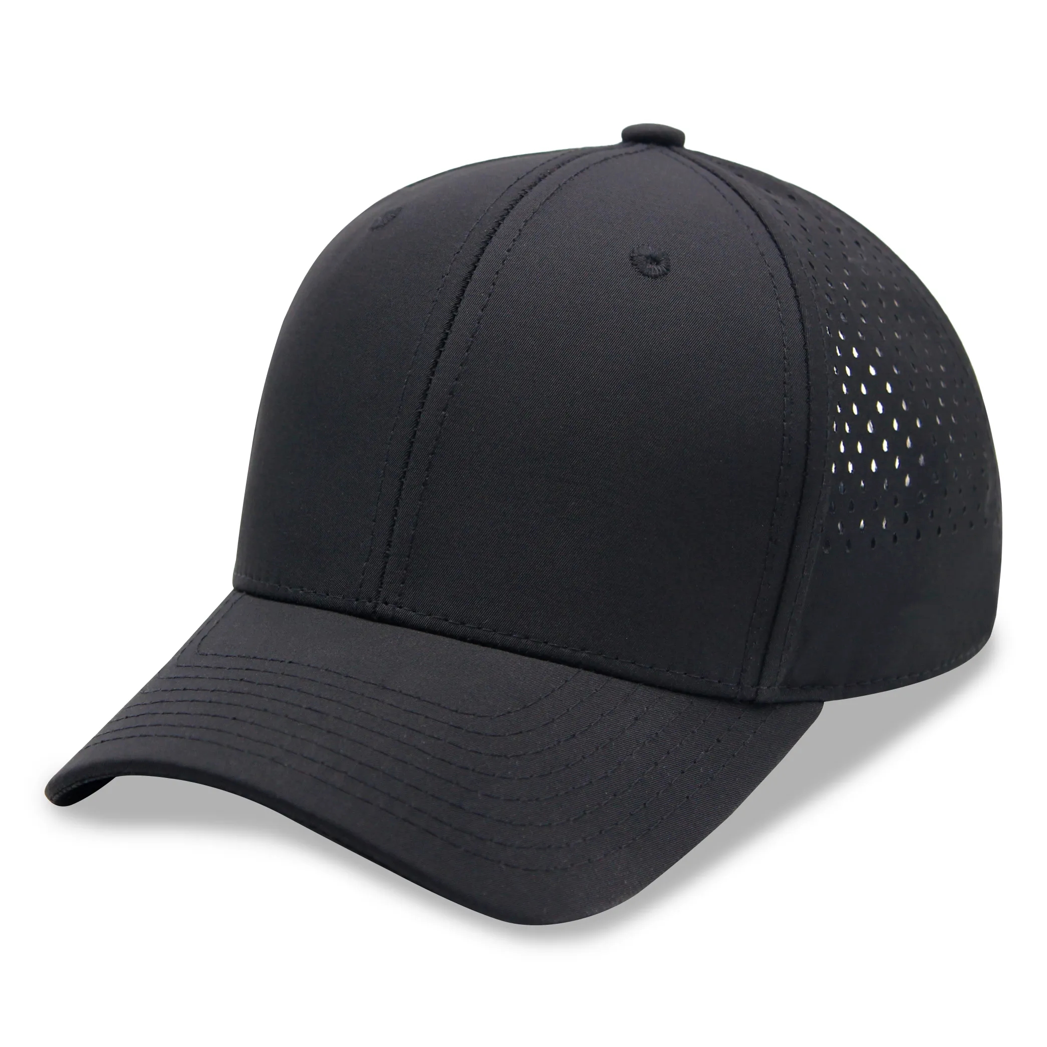 Athletic Trucker Cap Laser Cut Mesh Back
