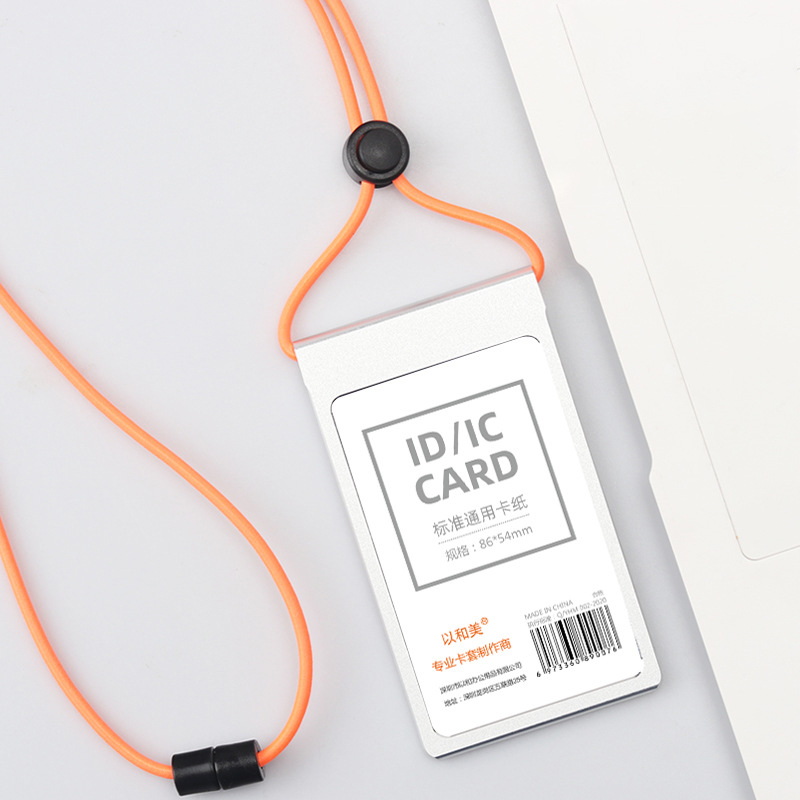 Metal ID Card Badge Holder with Lanyard 9