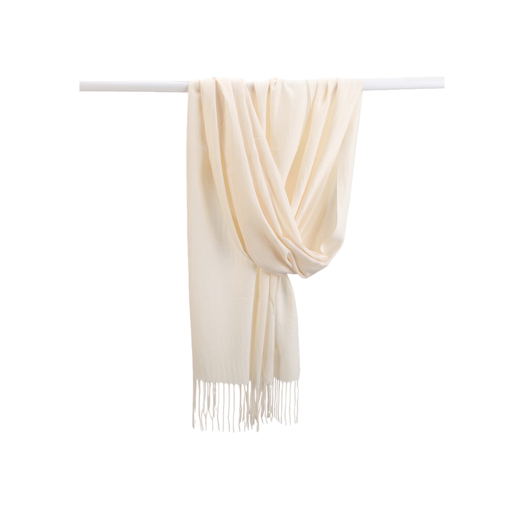 Custom Logo Multi-Color Fringed Scarf 6