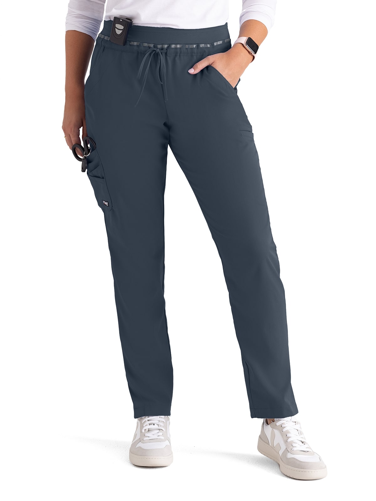 Grey's Anatomy Spandex Stretch - Women's Seven-Pocket Serena Scrub Pant 10
