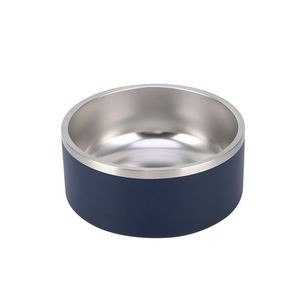 32oz Double Walls Steel Pet Food Bowl 11