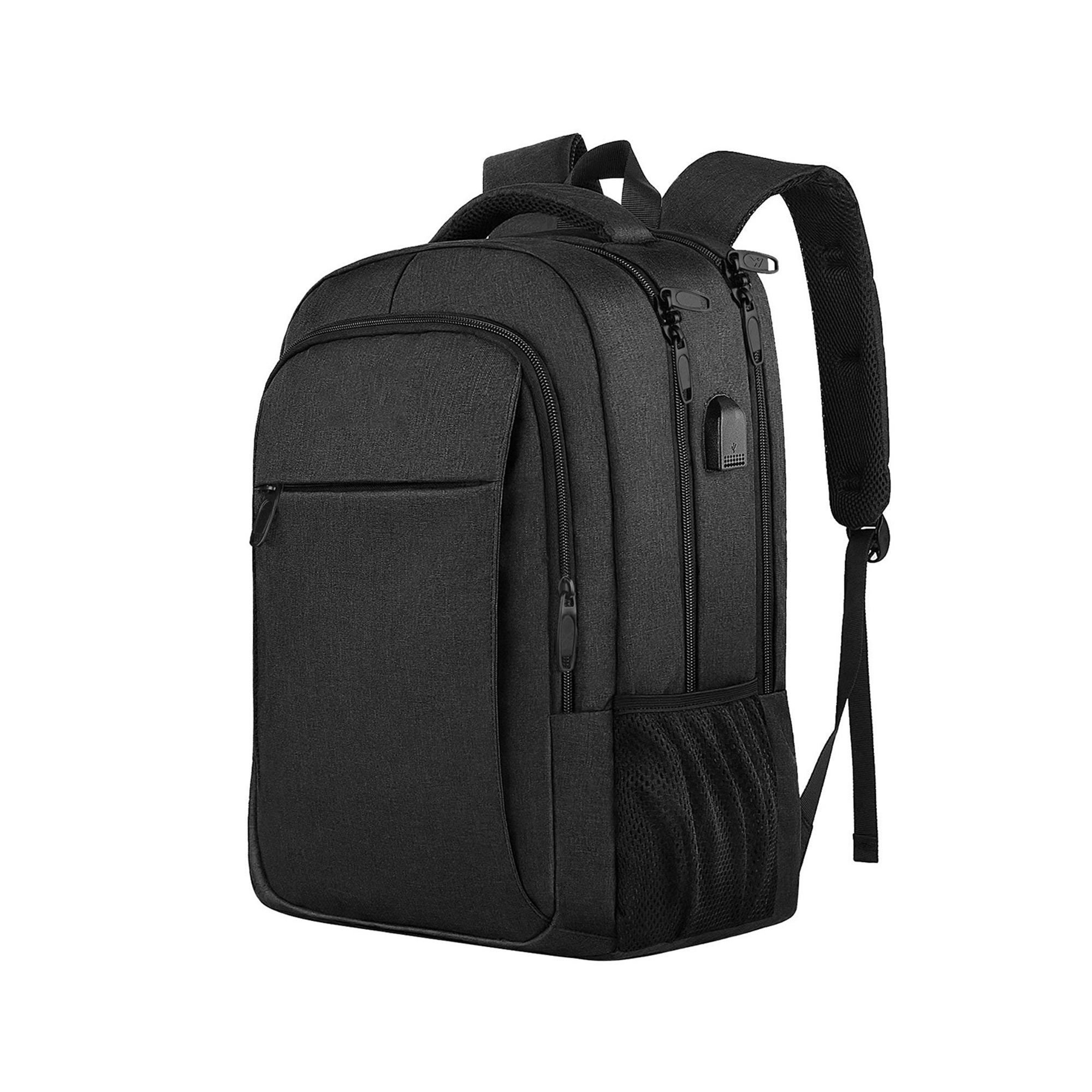 Nylon Travel Laptop Backpack With Padded Strap 19