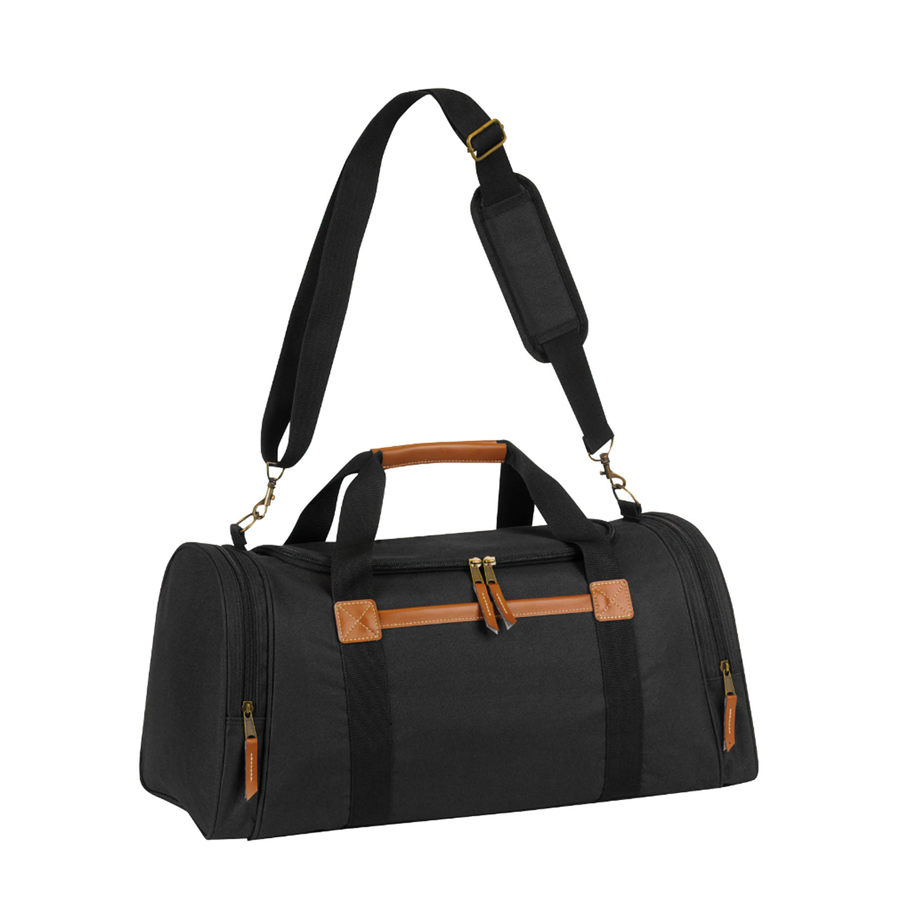 600D Leatherette Trim Executive Duffel 7