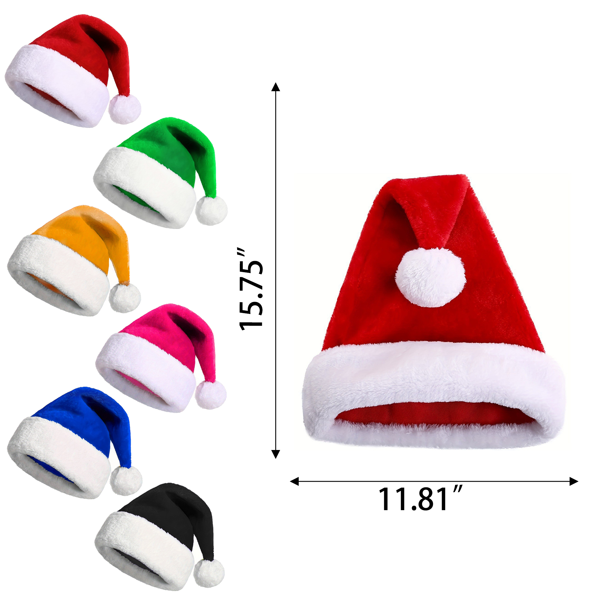 Festive Santa Hat with Soft Texture 2