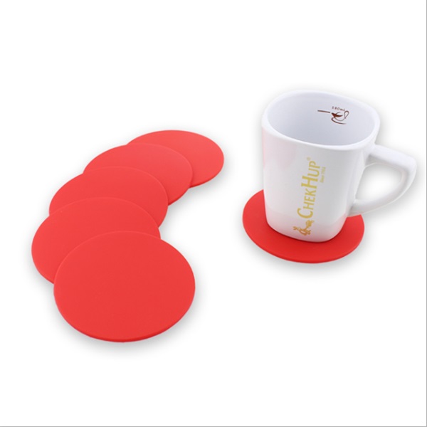 Round Silicone Drink Coasters Mug Pad 3