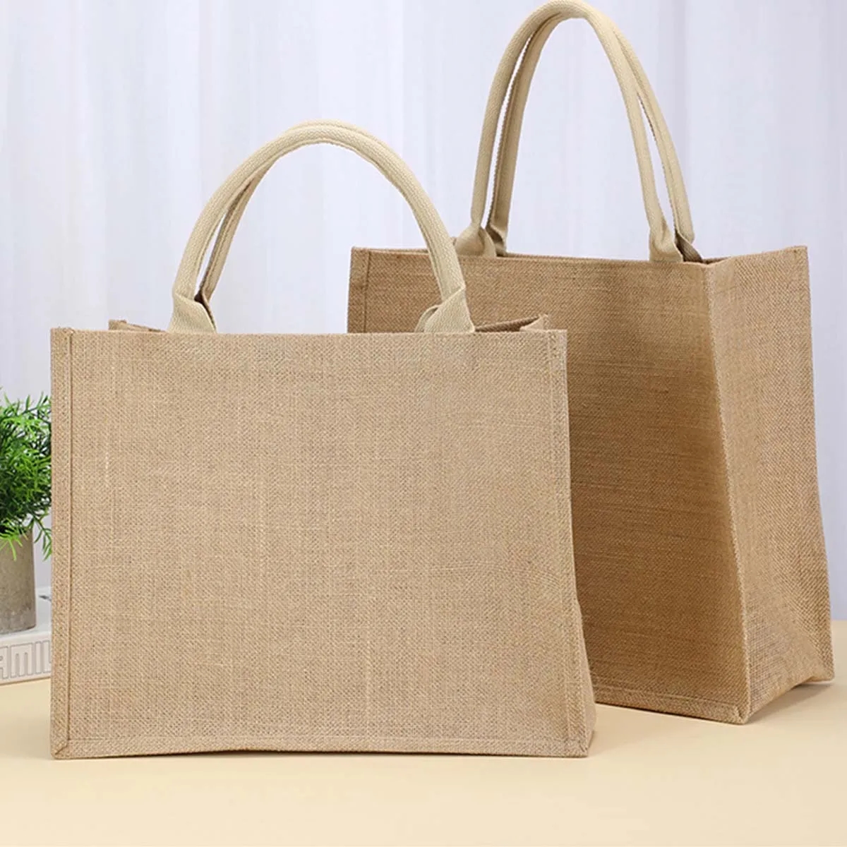Customizable Size Full Color Imprint Canvas Tote Bags, custom tote bag with logo imprint 7