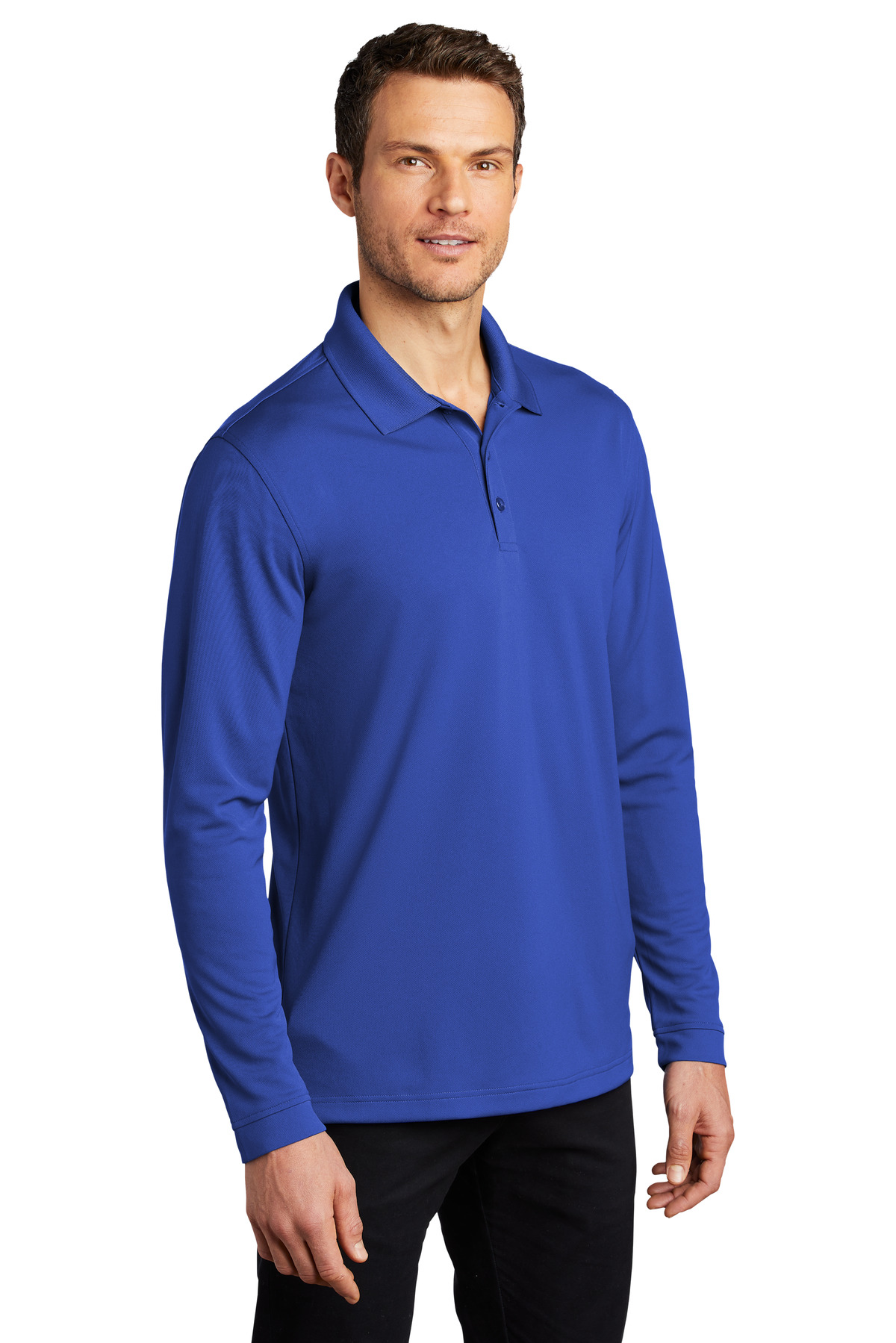 Port Authority Dry Zone UV Micro-Mesh Long Sleeve Polo K110LS 41