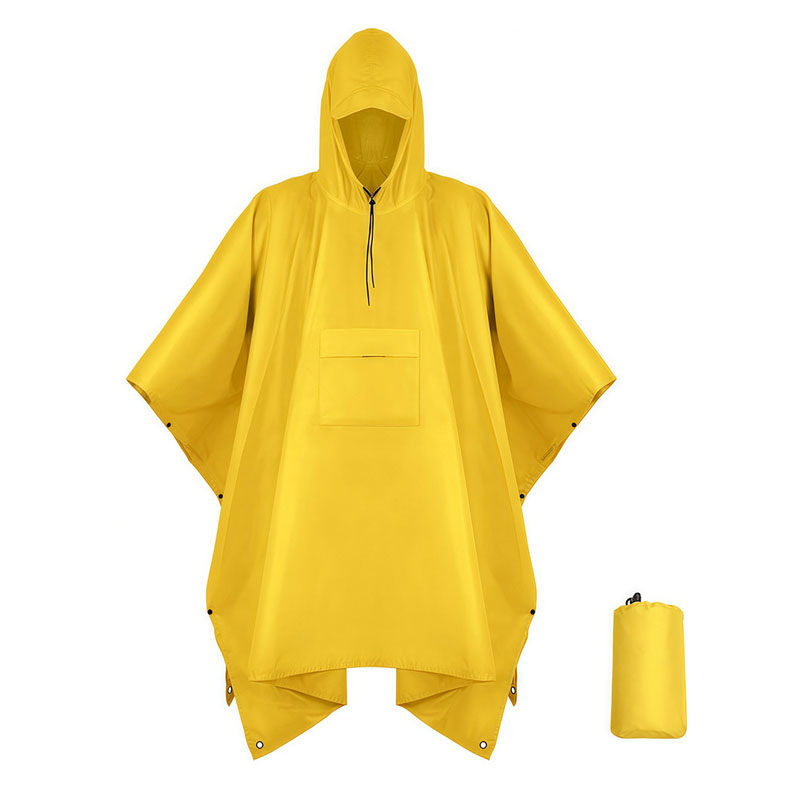 Multi-functional 3-in-1 Sleeved Poncho In Pouch 11