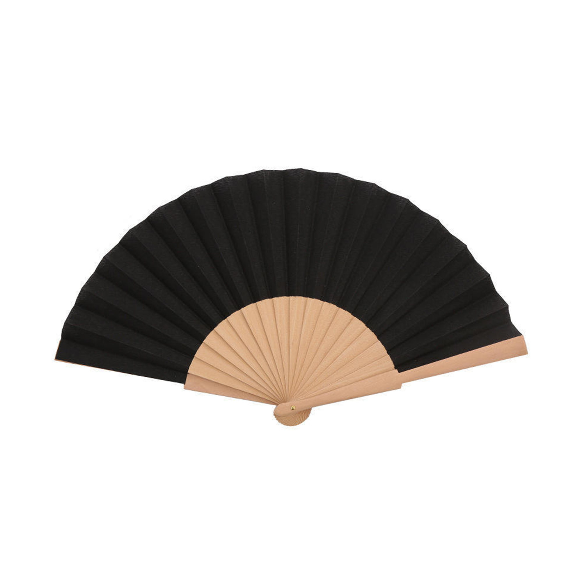 Full Color Bamboo Paper Folding Hand Fan 15 x 8.25" 9