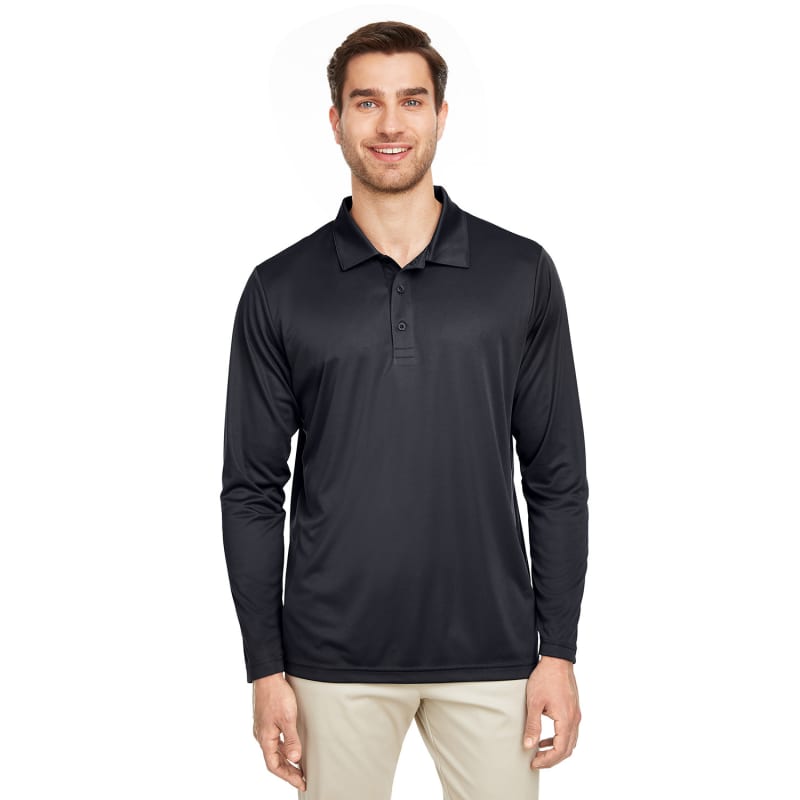 Team 365 Men's Zone Performance Long Sleeve Polo 4