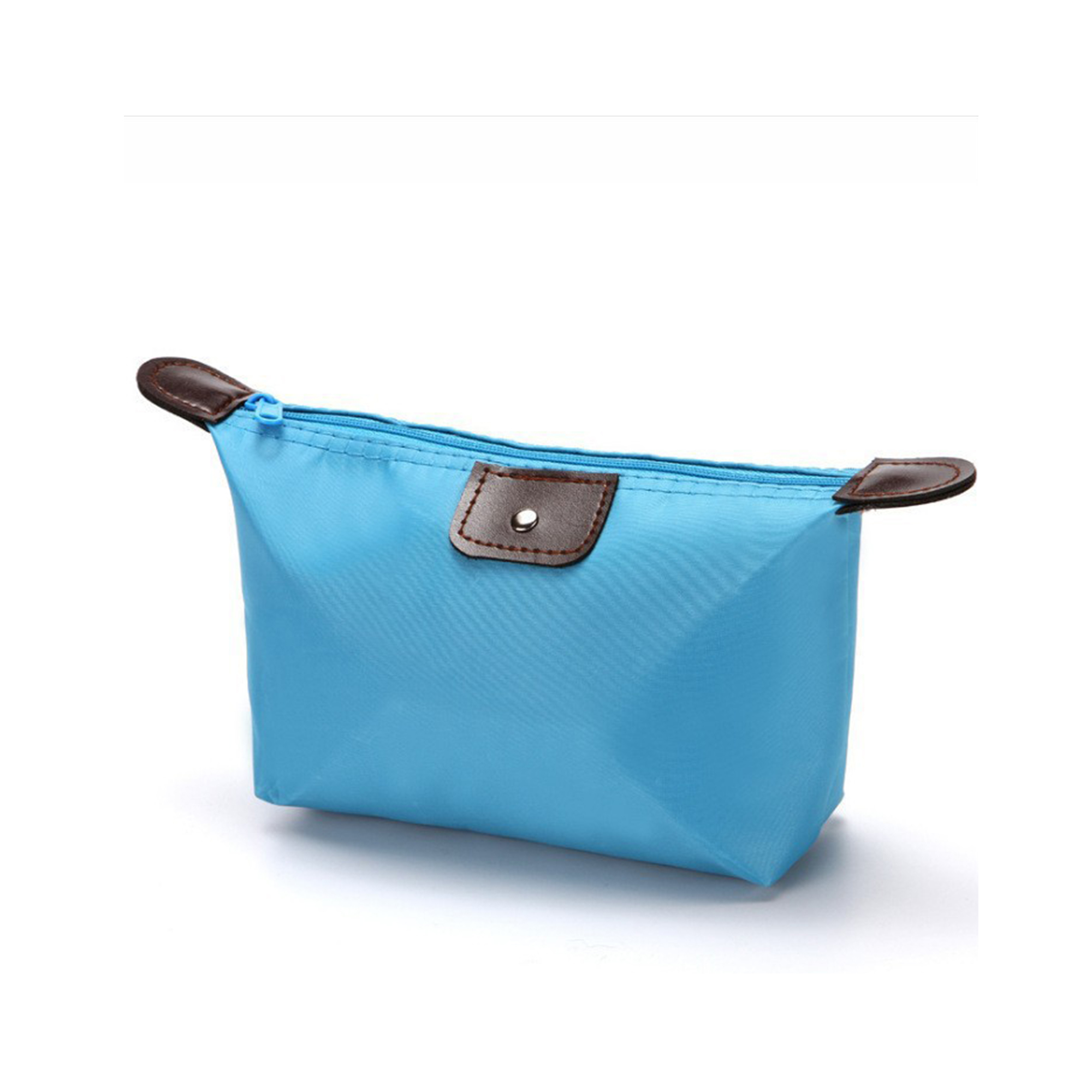 Waterproof Nylon Cosmetic Bag 10.5 x 2.8 x 5.2" 12