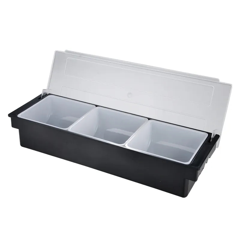 Plastic Compartment Box with Lid 7