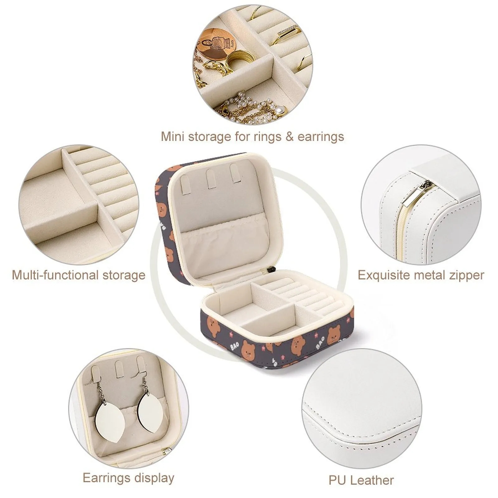 Custom Jewelry Box Wholesale Bulk with Logo Personalized Art Design for Corporate Gifts 12