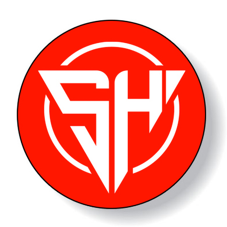 Fluorescent Red Paper Roll Labels Stock Circle (0.75" Dia.)