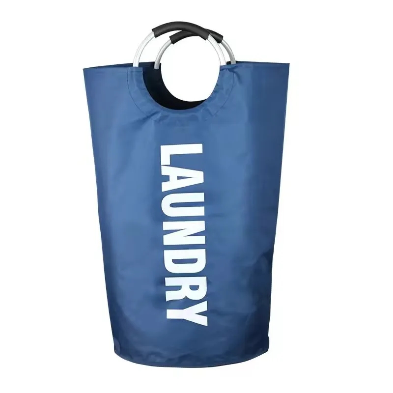 90L Large Laundry Basket Waterproof Clothes Bin Collapsible 10