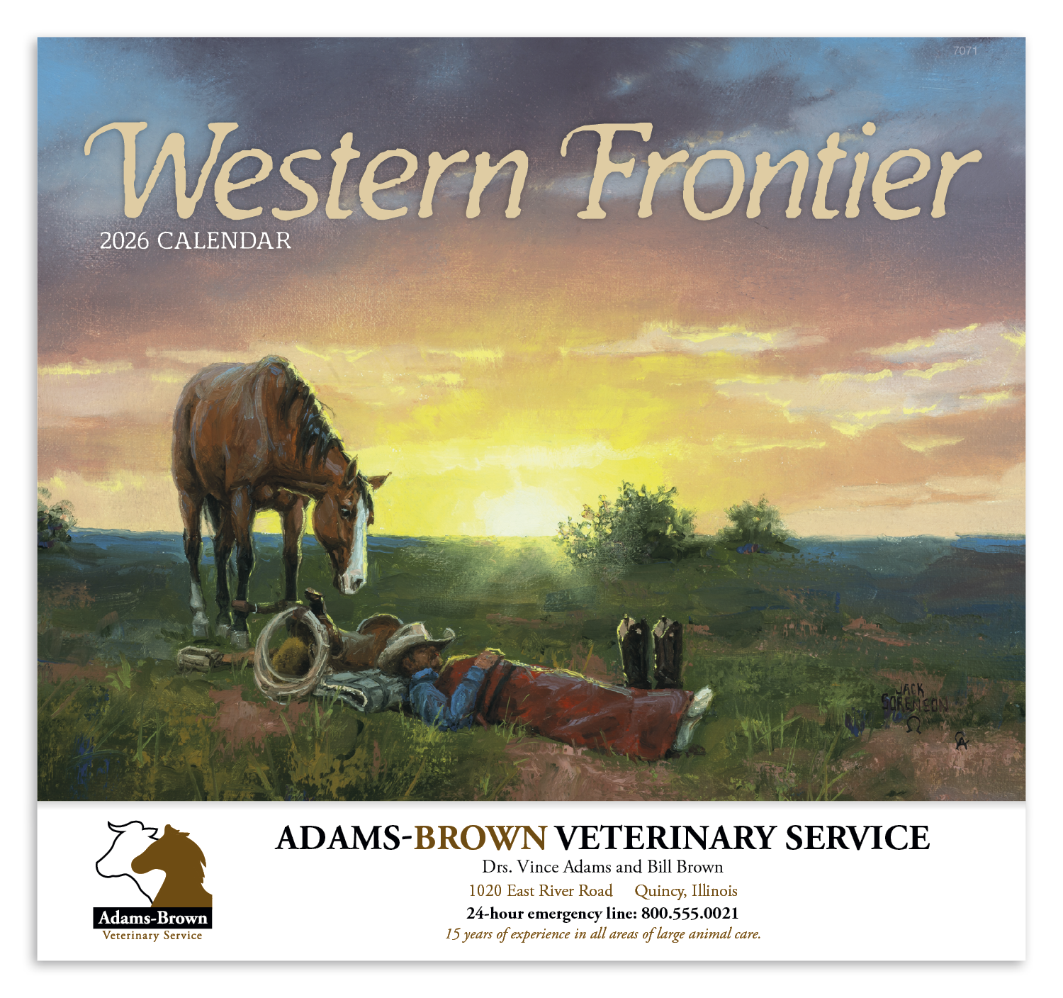 Good Value™ Western Frontier - Stapled Calendar 71