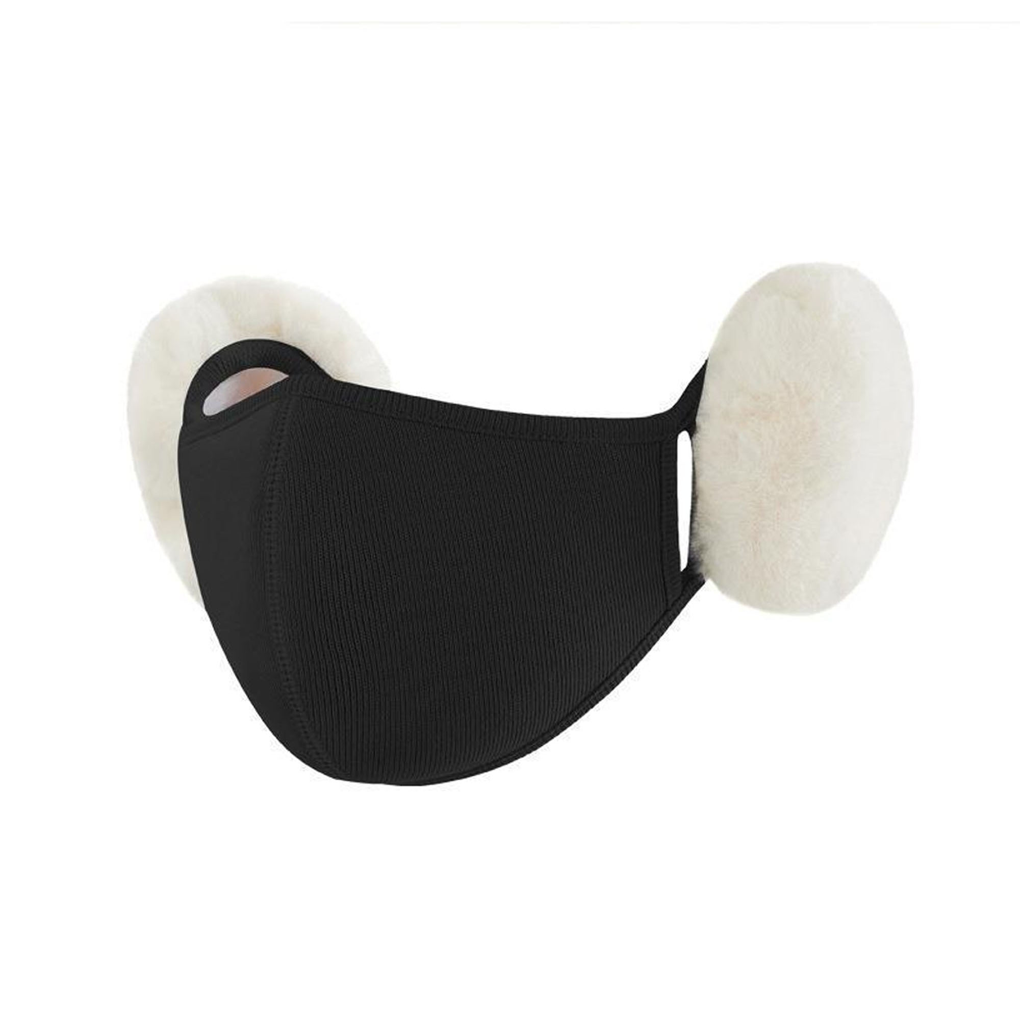 Cold-Resistant Fleece Face Mask with Integrated Ear Shields 4