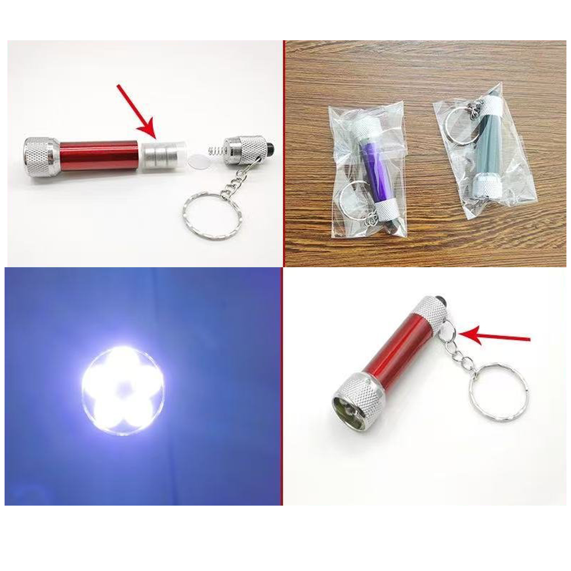 Mini 5-LED Aluminum Flashlight 3