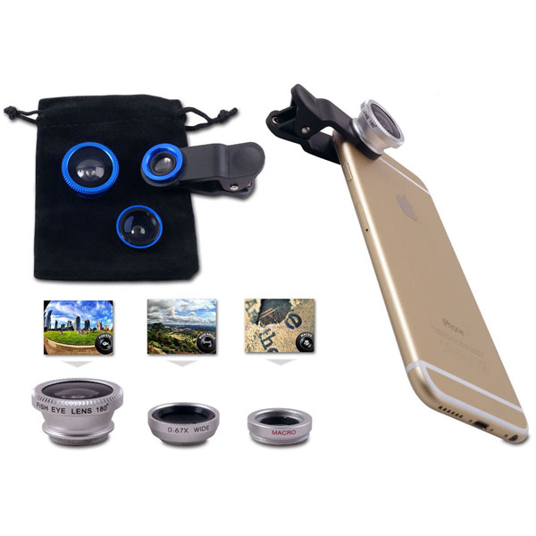 TriView Clip-On 3-in-1 Smartphone Lens Kit 2