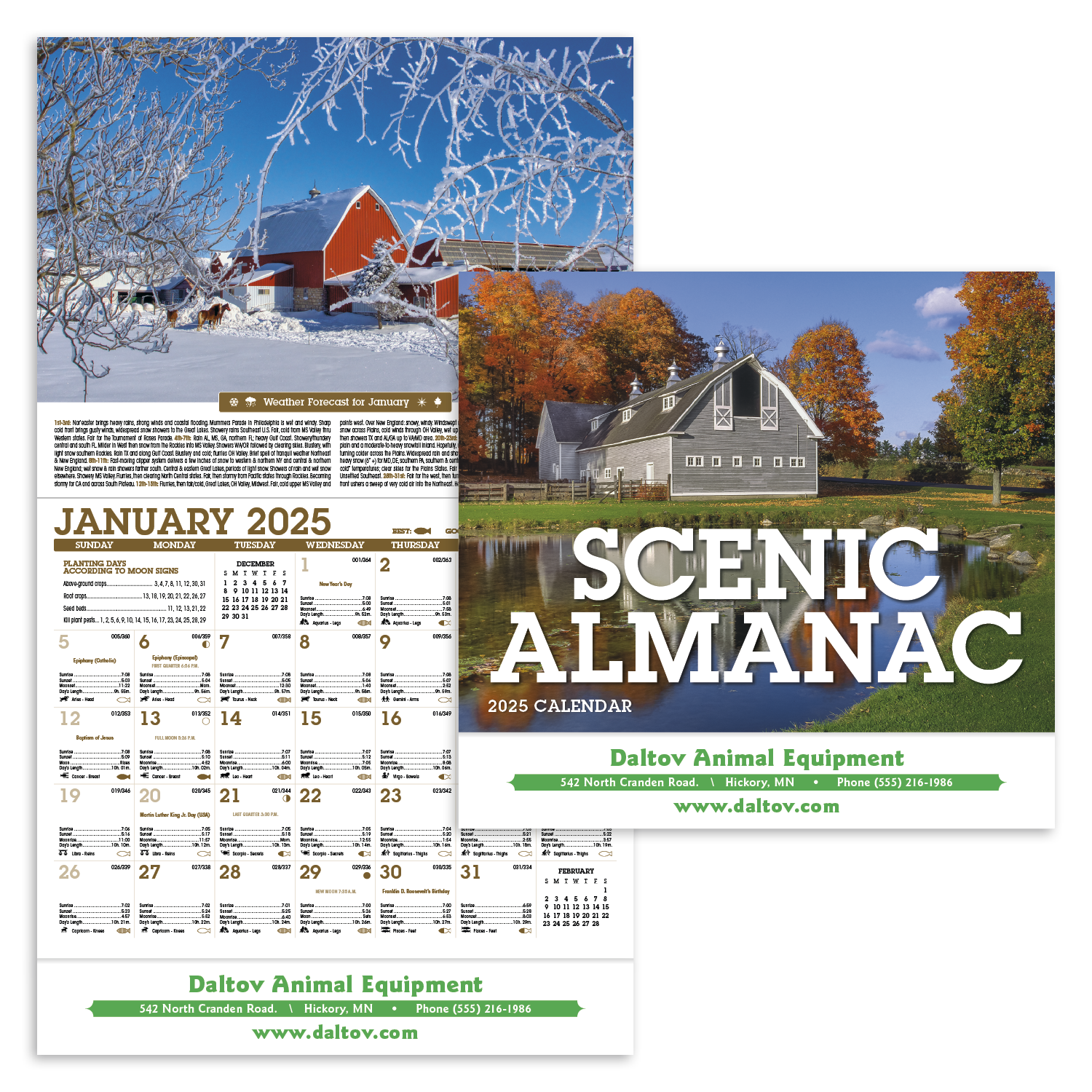 Triumph® Calendars Scenic Almanac 11