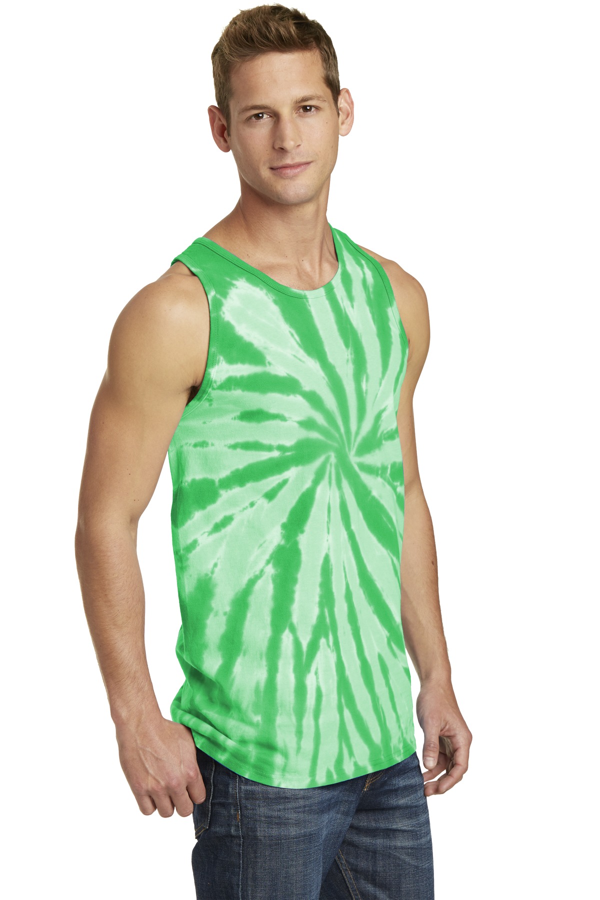Port & Co Tie-Dye Tank Top. PC147TT 54