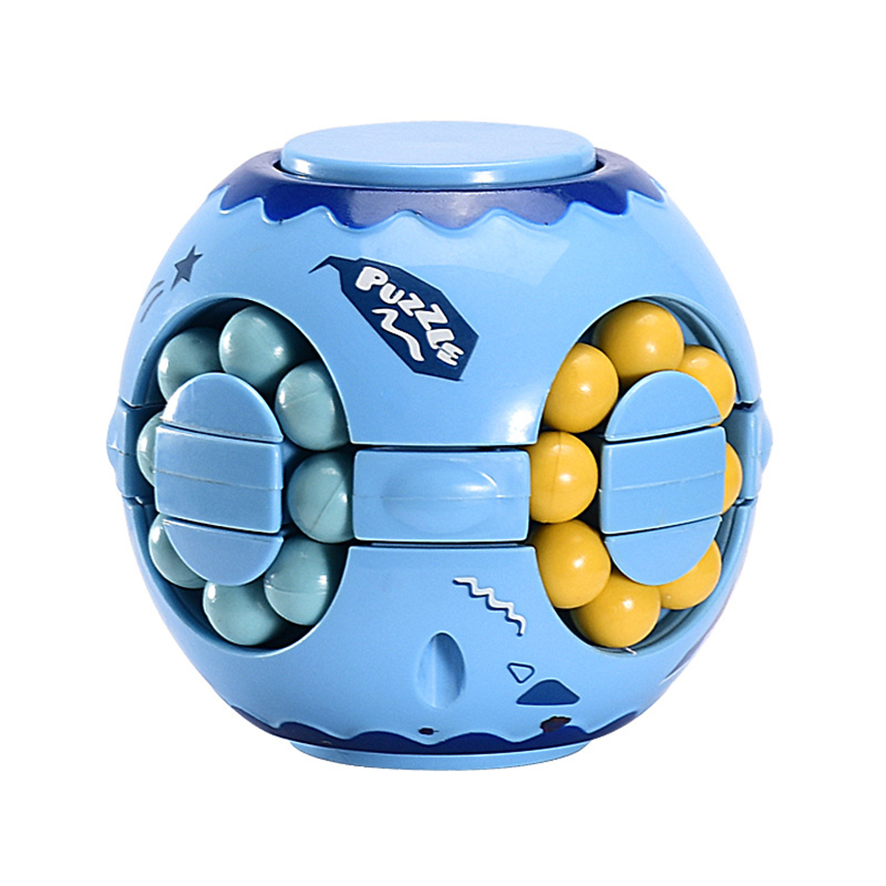 Spin Bead Puzzles Fidget Toys Kids Magic Bean Rotating Toy 3