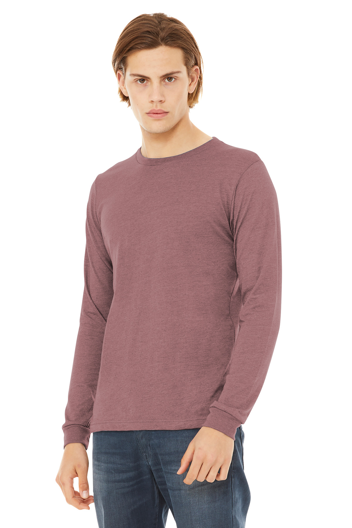 BELLA+CANVAS® Unisex Heather CVC Long Sleeve Tee 24
