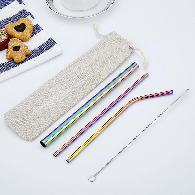 4Pcs Straw Set With Bag Packing 3